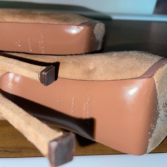 Authentic YSL tribtoo brown pumps - Picture 8 of 8